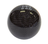 NRG Universal Ball Style Shift Knob (No Logo) - Black Carbon Fiber (5 Speed Pattern) - SK-300BC-2