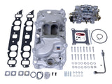 Edelbrock Manifold And Carb Kit Performer Big Block Chevrolet Oval Port Natural Finish - 2061