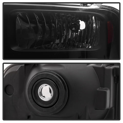 xTune Ford F250 F350 F450 Superduty Excursion 99-04 Headlights Black Smoked HD-JH-FF25099-HA-BSM - 9033001