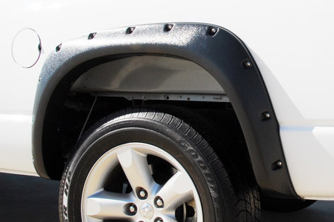 Lund 02-08 Dodge Ram 1500 RX-Rivet Style Textured Elite Series Fender Flares - Black (2 Pc.) - RX203TB