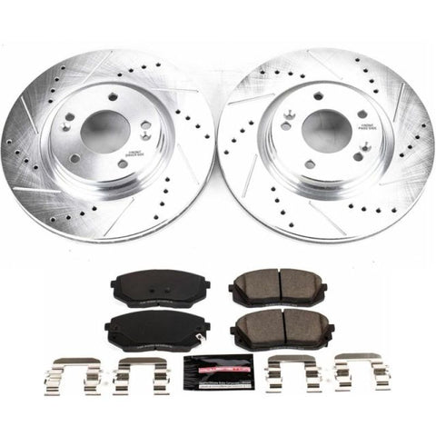 Power Stop 16-19 Hyundai Sonata Front Z23 Evolution Sport Brake Kit - K7353