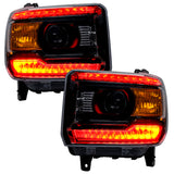 Oracle 14-15 GMC Sierra Headlight DRL Upgrade Kit - ColorSHIFT w/ Simple Controller - 2450-504