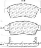 StopTech Performance Brake Pads - 309.05620