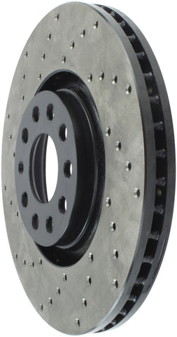 StopTech 01-06 Audi All Road / 05-09 A4/A4 Quattro / 6/99-04 A6 Quattro Drilled Right Front Rotor - 128.33096R