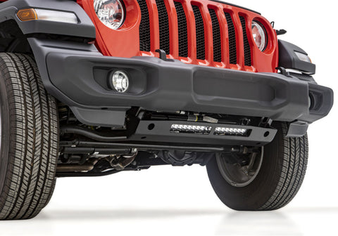Rampage 2018-2019 Jeep Wrangler(JL) Skid Plate With Light Bar - Black - 7689
