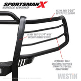 Westin 15-20 Chevy Suburban/Tahoe Sportsman X Grille Guard - Textured Black - 40-33805