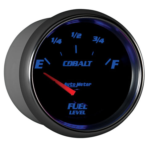 Autometer Cobalt 66.7mm 240-33 ohms Short Sweep Electronic Fuel Level Gauge - 7916