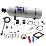 Nitrous Express 11-15 Ford Mustang GT 5.0L High Output Nitrous Plate Kit (50-250HP) w/15lb Bottle - 20951-15