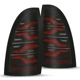AlphaRex 05-15 Toyota Tacoma LUXX LED Taillights Blk/Red w/Activ Light/Seq Signal - 680070
