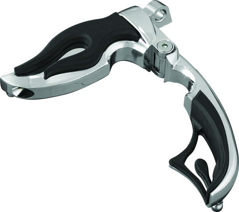 Kuryakyn Flamin Switchblade With Male Mount Adapter Chrome - 4411