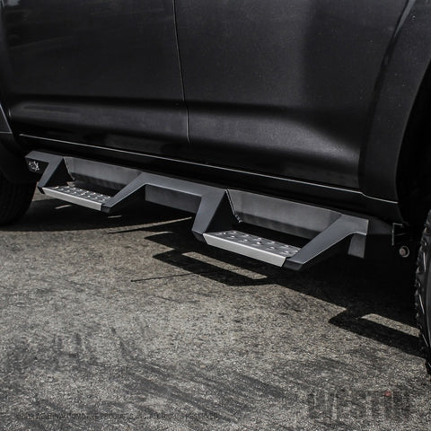 Westin 10-17 Toyota 4Runner Trail Edition (Excl. Ltd) HDX Stainless Drop Nerf Step Bars - Tex. Blk - 56-138352