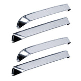 AVS 81-89 Lincoln Town Car Ventshade Front & Rear Window Deflectors 4pc - Stainless - 14202