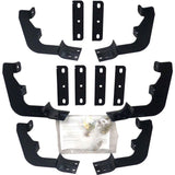 Westin 2015-2018 Chevrolet/GMC Colorado/Canyon Crew Cab Premier Oval Nerf Step Bar Mount Kit - Black - 22-2075