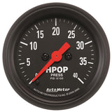 Autometer Z Series 2-1/16in 4K PSI High Pressure Oil Pump Gauge w/ Digital Stepper Motor - 2696