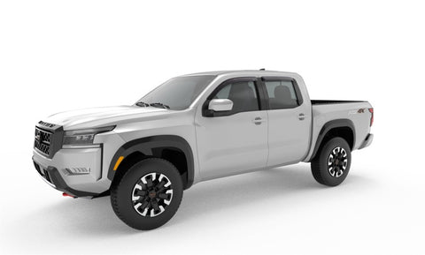 AVS 2022 Nissan Frontier (Crewcab Pickup) Ventvisor Outside Mount Window Deflectors 4pc - Smoke - 94788