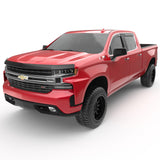 EGR 2019 Chevy 1500 Crew Cab In-Channel Window Visors - Matte - 571695