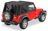 Bestop 03-06 Jeep Wrangler TJ Replace A-Top (Blk Diamond Tinted Windows Upper Door Skins ) - 51129-35