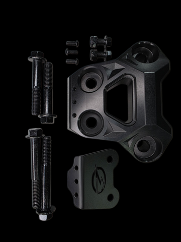Elektric Offroad 2024+ Can Am Maverick R Radius Rod Plate Anodized Black - RVMSM0017-B
