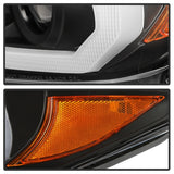 Spyder 16-18 Toyota Tacoma Projector Headlights - Seq LED Turn - Black - PRO-YD-TT16-LB-BK - 5085818