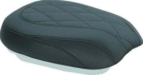 Mustang 11-13 Harley Blackline, 12-17 Slim/Slim S Wide Tripper Passenger Seat Diamond Stitch - Blac - 76763