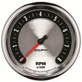 Autometer American Muscle 3-3/8in Tachometer In-Dash Gauge - 1298
