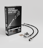 Goodridge 15-17 Volkswagen GTI Stainless Steel Front Brake Lines - 30024F