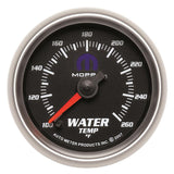 AutoMeter Gauge Water Temp 2-1/16in. 100-260 Deg. F Digital Stepper Motor Black Mopar - 880018