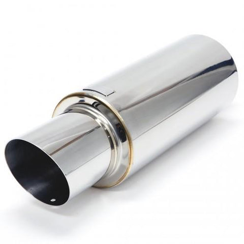 BLOX Racing 2.25 inch SL Sport Muffler - Matte Black - BXEX-00300
