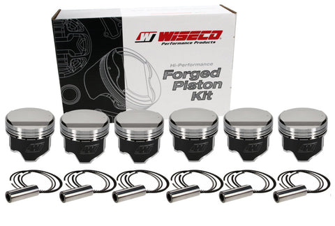 Wiseco Nissan RB2DET Skyline 2.5L 24V 86.25mm Bore .010 Oversized 14cc Dome Piston Shelf Stock Ki - K578M8625