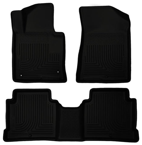 Husky Liners 2015 Hyundai Sonata Weatherbeater Black Front & 2nd Seat Floor Liners - 99631