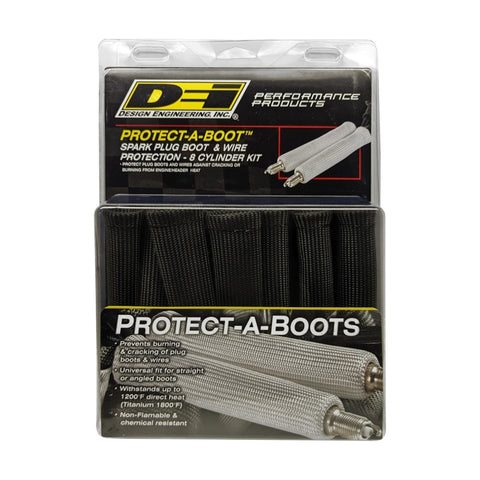 DEI Protect-A-Boot - 6in - 8-pack - Black - 10512