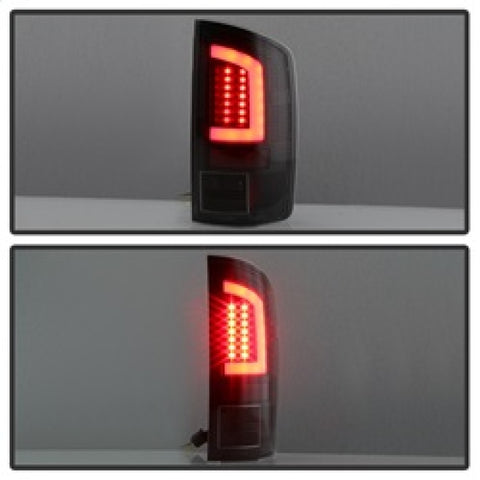 Spyder 03-06 Dodge Ram 2500/3500 V3 Light Bar LED Tail Light - Black (ALT-YD-DRAM02V3-LBLED-BK) - 5084118