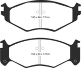 EBC 91-95 Chrysler LeBaron 2.5 (15in Wheels) Redstuff Front Brake Pads - DP31250C