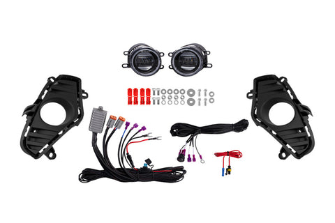 Diode Dynamics 19-22 Toyota RAV4 Elite Series Add-On Fog Lamp Kit - White - DD8817