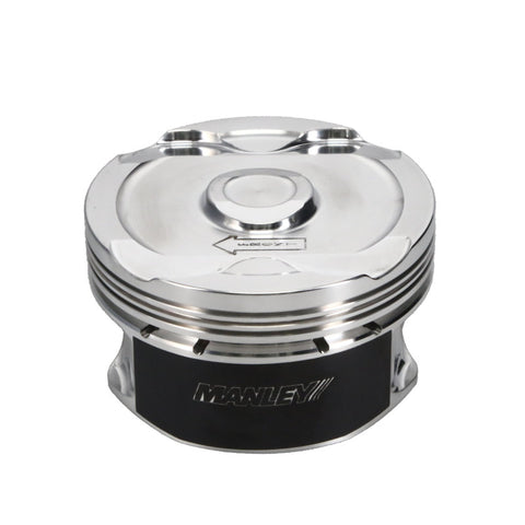 Manley 2018+ Ford Coyote 5.0L DOHC -6cc Dish 3.662in Bore 10:1 CR Platinum Piston Set - 595700C-8
