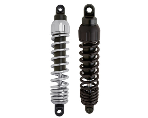 Progressive Harley-Davidson 444 Series Shocks 13.0in Super Heavy Duty - Black - 444-4076B