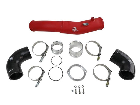 aFe 2020 Toyota Supra 3.0L 3in Red Intercooler Tube - Hot - 46-20398-R