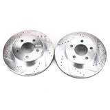 Power Stop 02-07 Jeep Liberty Front Evolution Drilled & Slotted Rotors - Pair - AR8749XPR