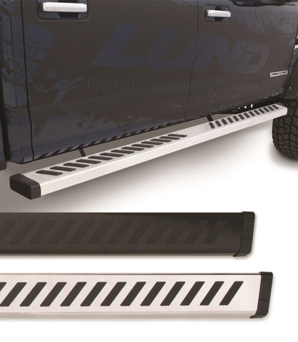 Lund 04-17 Nissan Titan Crew Cab Summit Ridge 2.0 Running Boards - Stainless - 28665038