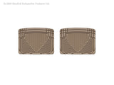 WeatherTech 93 Mercedes-Benz 300CE Rear Rubber Mats - Tan - W20TN