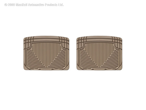 WeatherTech 93 Mercedes-Benz 300CE Rear Rubber Mats - Tan - W20TN