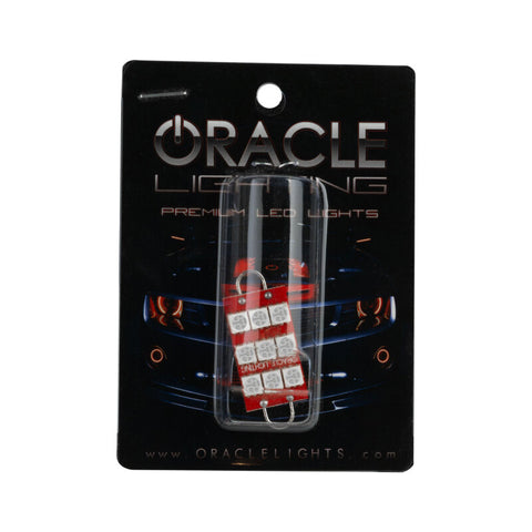 Oracle 44MM 6 LED 3 Chip - Loop Festoon Bulbs (Pair) - Red - 5209-003