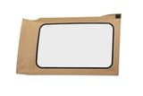 Bestop 18-26 Jeep Wrangler JL Oe JL Replacement Windows (Quarter Right Hand 4-Door Tan Twill Clear) - 58300-71