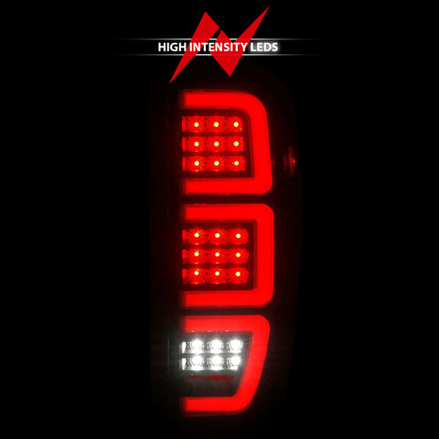 ANZO 19-23 GMC Sierra 1500/2500HD/3500HD Black Replacement Full LED Bar Tail Light - 311457