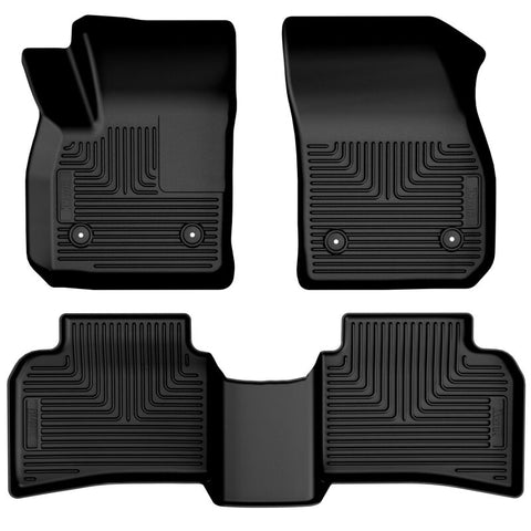 Husky Liners 19-23 Cadillac XT4 Weatherbeater Black Front & 2nd Seat Floor Liners - 99271