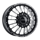Weld Off-Road W121 20X8.25 Scorch Outer 8X200 ET-221 BS-3.92 Gloss Black MIL 142.2 - W12108292N39