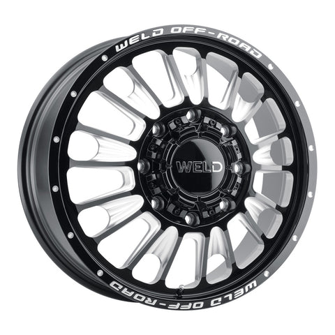 Weld Off-Road W121 20X8.25 Scorch Outer 8X210 ET-246 BS-4.92 Gloss Black MIL 154.3 - W12108293N49