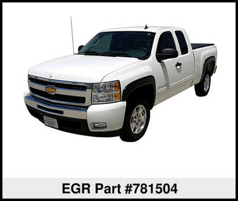 EGR 07-13 Chev Silverado 6-8ft Bed OEM Look Fender Flares - Set (781504) - 781504