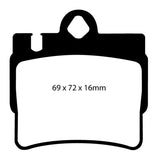 EBC 01-02 Mercedes-Benz CL55 AMG 5.5 Yellowstuff Rear Brake Pads - DP41364R