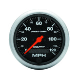Autometer Sport-Comp 3-3/8 inch 120 MPH Electronic Speedometer Gauge - 3987